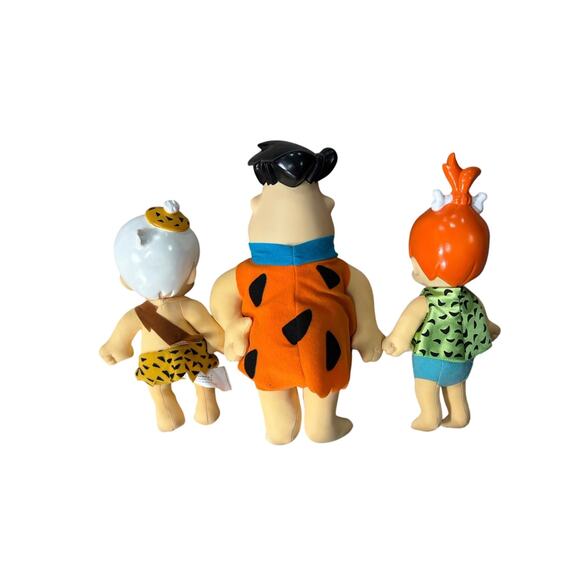Vintage Hanna-Barbara 1994 Flinstones Dolls - Fred, Bam-Bam and Pebbles! - Picture 3 of 6